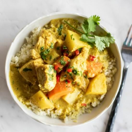 Thai Yellow Curry Meal Prep