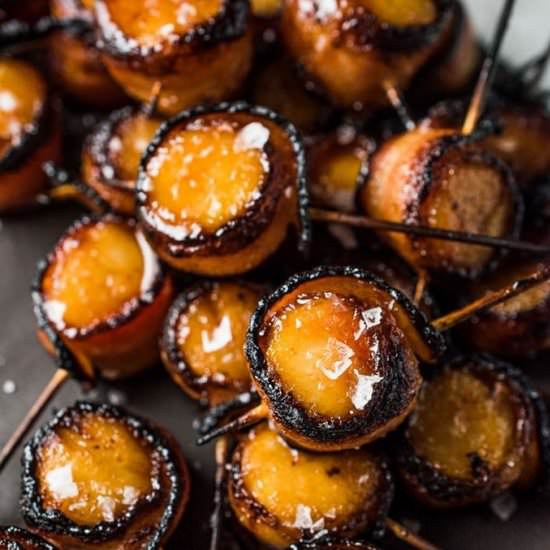 Bacon Scallop Lollipops