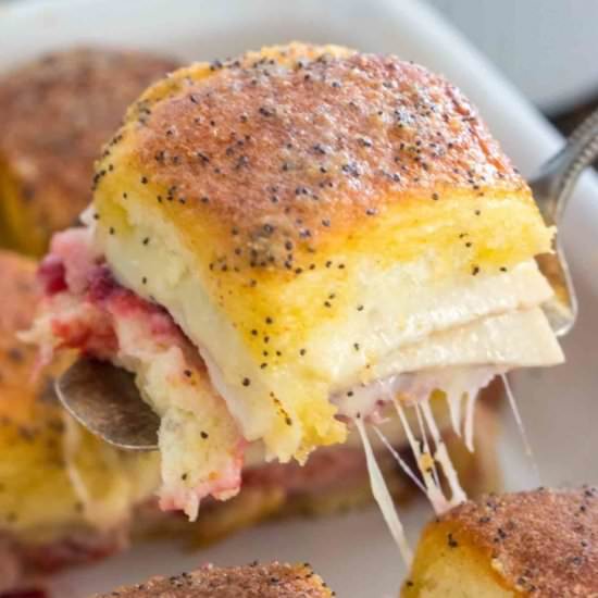 Cheesy Turkey Sliders