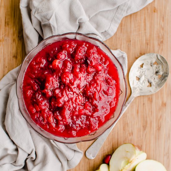 Apple Cranberry Sauce