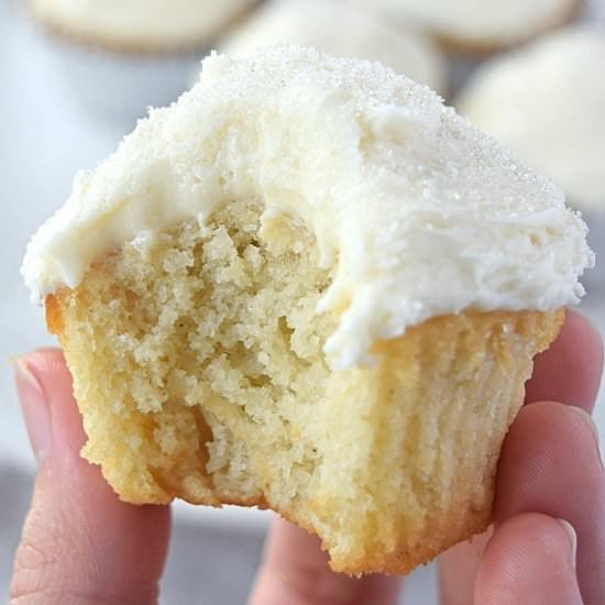 Gluten Free Vanilla Cupcakes
