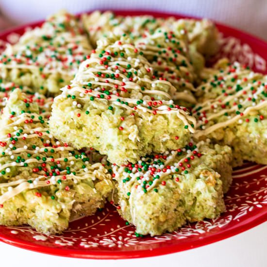 Rice Krispies Christmas Trees