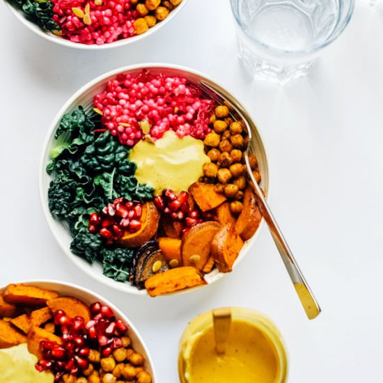 Roasted Veggie Buddha Bowls