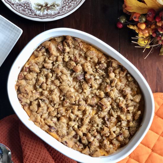 Aunt Lisa’s Sweet Potato Casserole