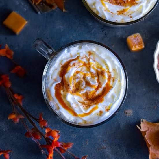 Spiced Caramel Coffee Latte