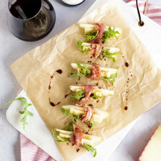 Prosciutto Wrapped Pears