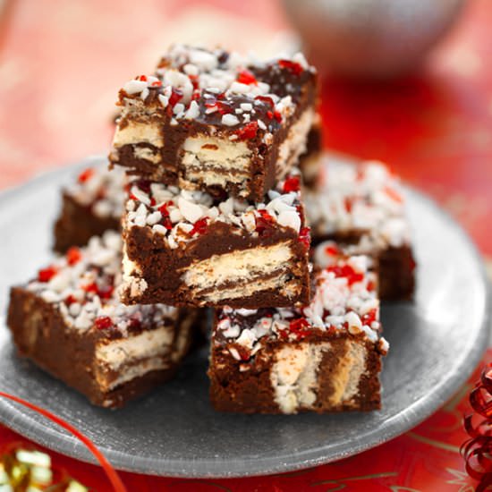 Peppermint Crunch Fudge