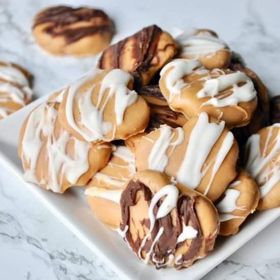 Peanut Butter Dipped Pretzels