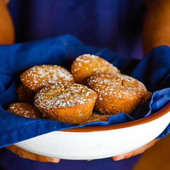 Moist Sweet Potato Muffins