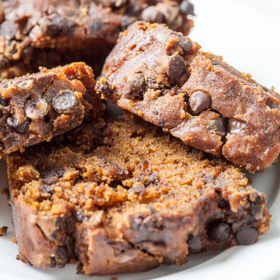 pumpkin chocolate bread