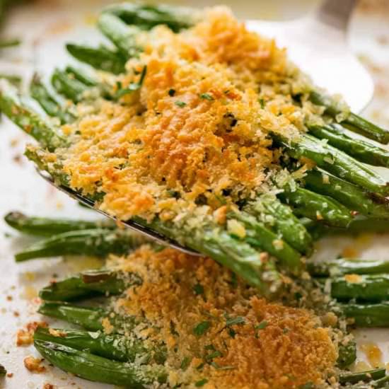Parmesan Roasted Green Beans
