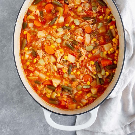 Next Day Turkey Vegetable Soup