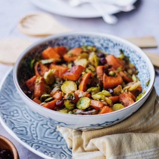 WARM SAUTÉED BRUSSELS SPROUTS