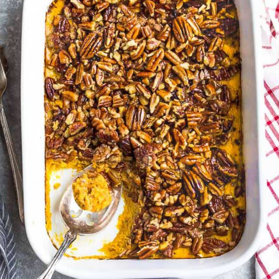 Low Carb Sweet Potato Casserole