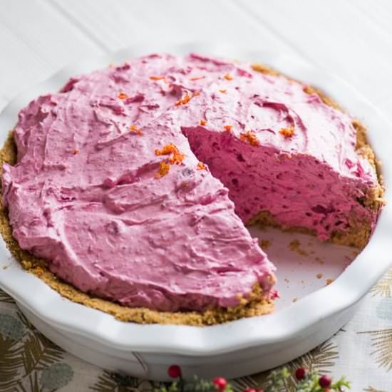 No Bake Cranberry Pie Recipe
