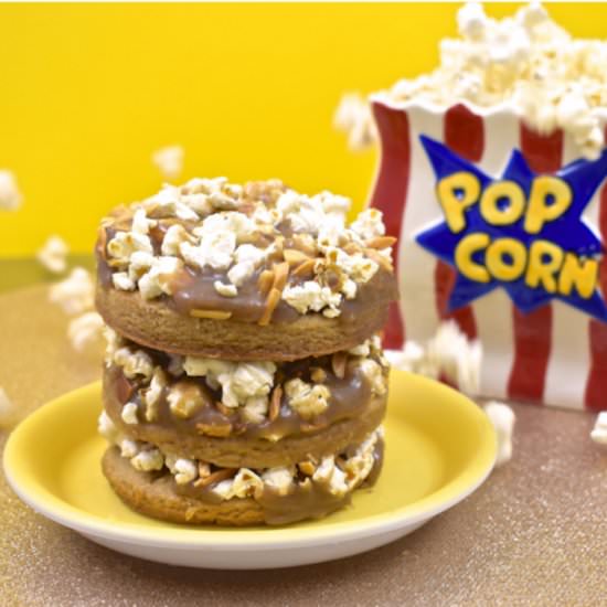 Vegan Caramel Popcorn Cookies