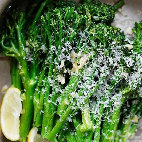 Garlic Parmesan Broccolini