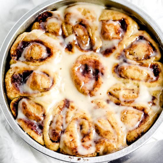 One Hour Cinnamon Rolls