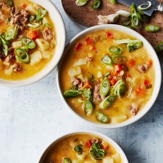 Cheeseburger Soup