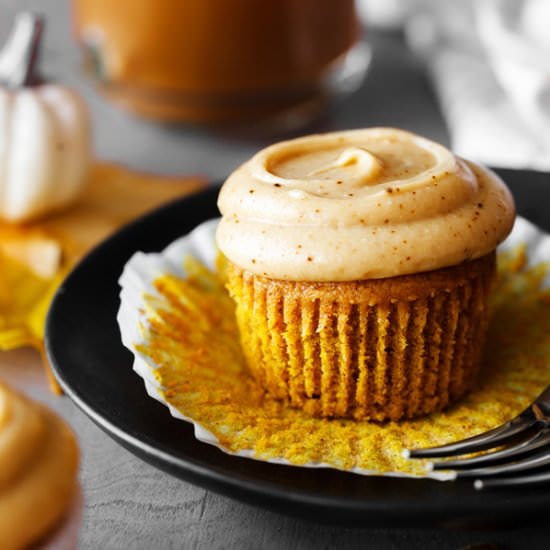 Pumpkin Spice Latte Cupcakes