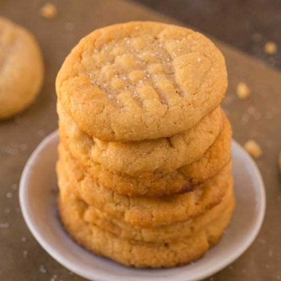 3 Ingredient Flourless Cookies