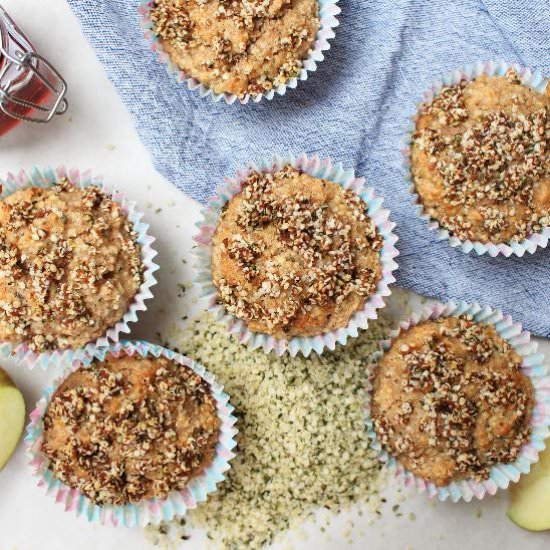 Apple Hemp Muffins