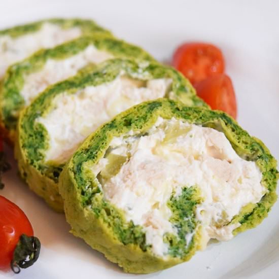 Chicken-Spinach Roll Ups