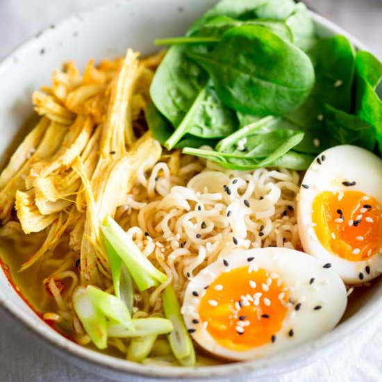 Leftover Turkey Ramen