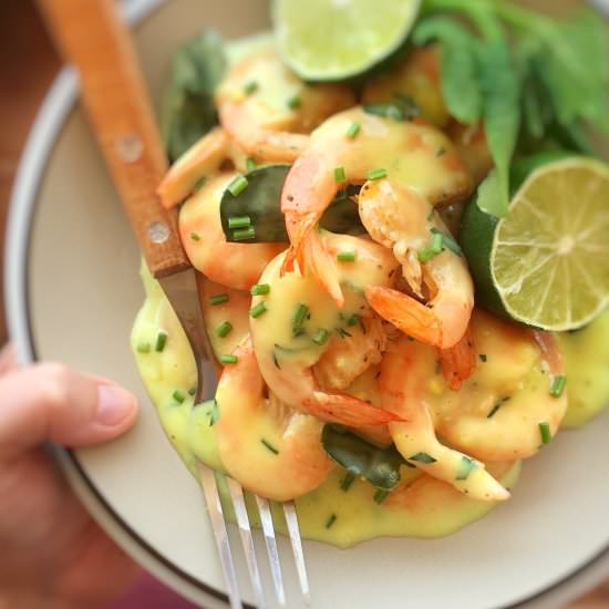 Malaysian Butter Prawns