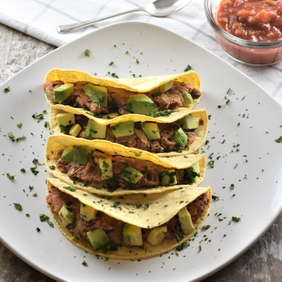 Smashed Pinto Bean Tacos
