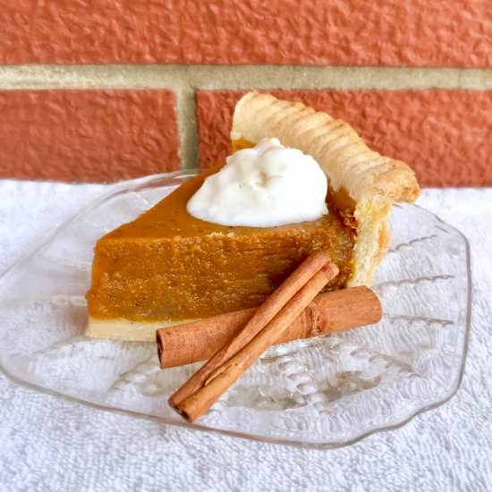 Easy Vegan Pumpkin Pie