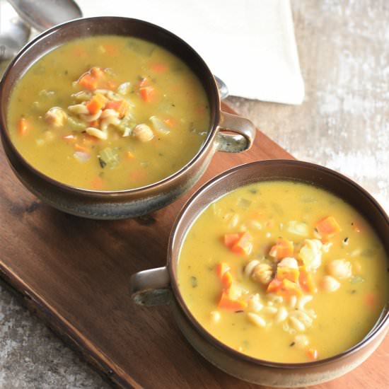 Chickpea Noodle Soup