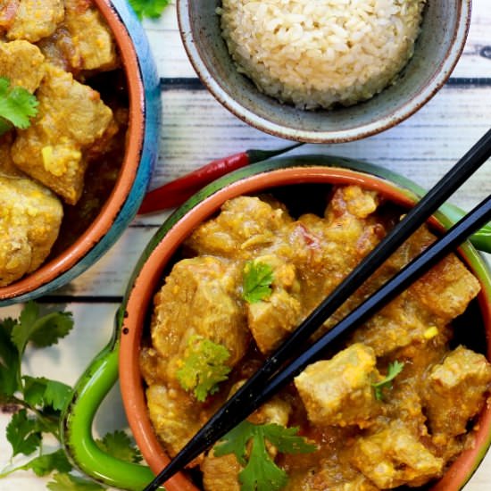 Instant Pot Coconut Curry Pork