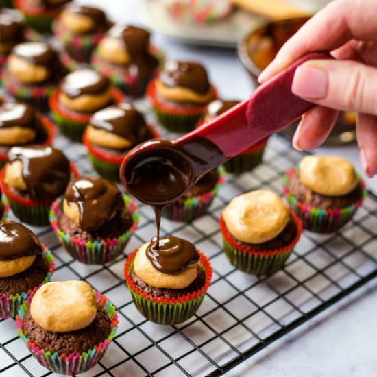 Buckeye Brownie Bites