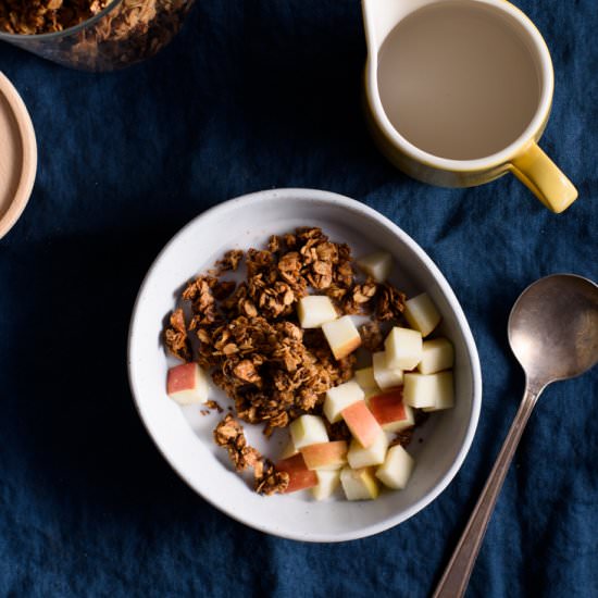Pumpkin Spice Tahini Granola