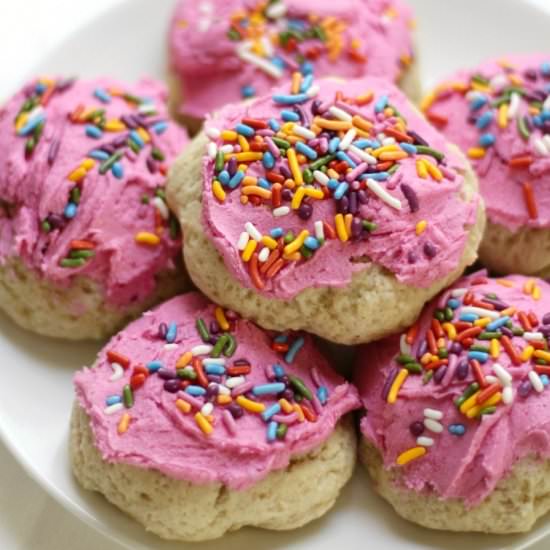 Soft Frosted GF/V Sugar Cookies