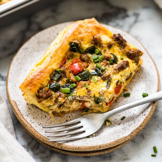 Tex Mex Breakfast Sausage Casserole