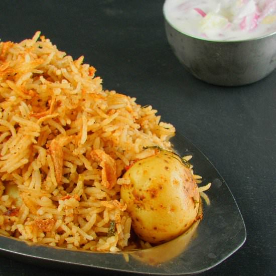Baby Potato Biryani