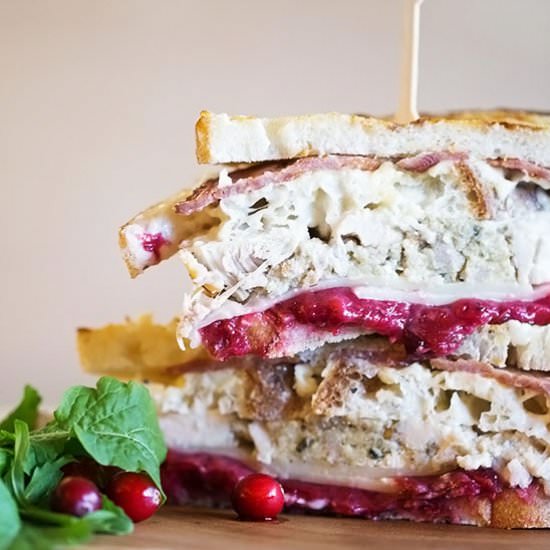 Gobbler Sandwich With a Moist Maker