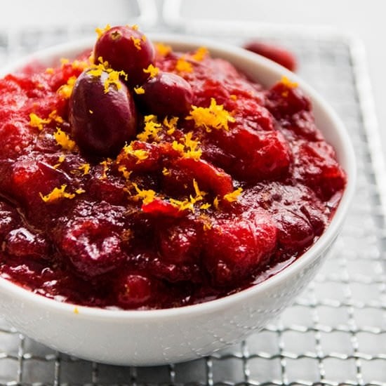 Easy Homemade Cranberry Sauce