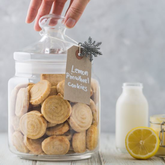Lemon Pinwheel Cookies