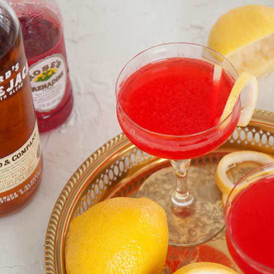 Classic Jack Rose Cocktail