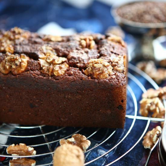 Beetroot Walnut Loaf with Red Wheat