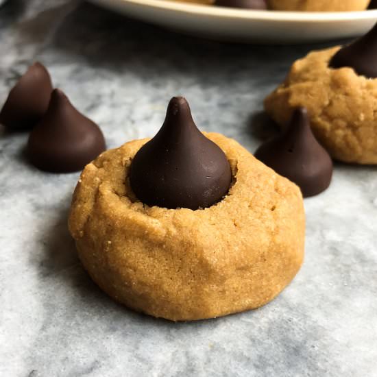 Healthy Peanut Butter Blossoms