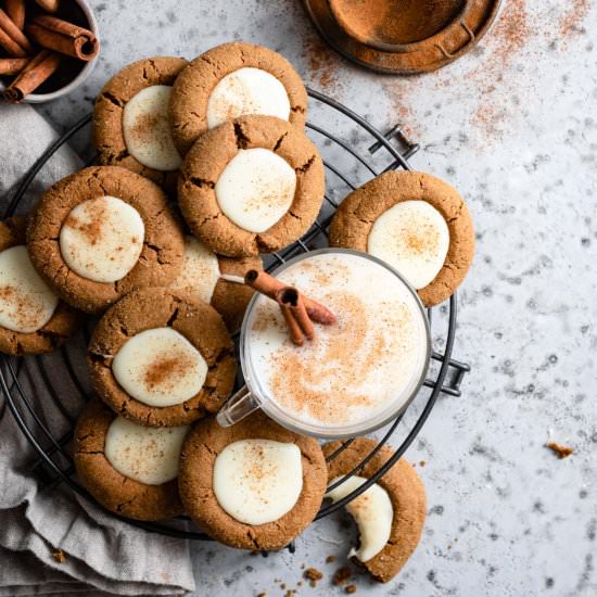 Eggnog Gingerbread Cookies