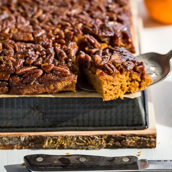 Sticky Bun Pumpkin Spice Cake