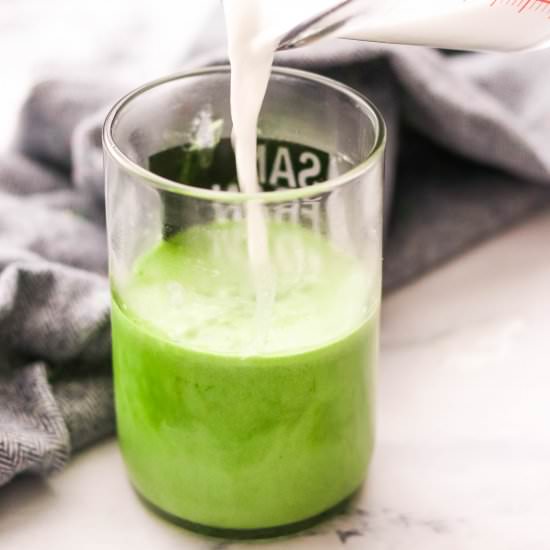 White Chocolate Matcha Latte