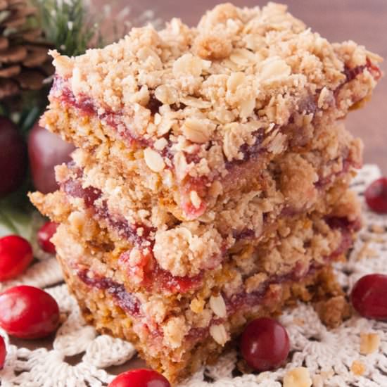 Cranberry Crumble Bats