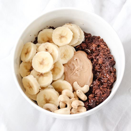 Chocolate Gingerbread Oatmeal