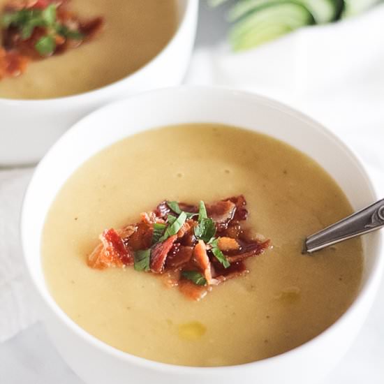 Creamy Potato Leek Soup